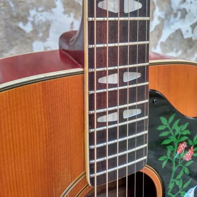 1970 Terada FW-943 Hummingbird Acoustic Guitar MIJ image 5
