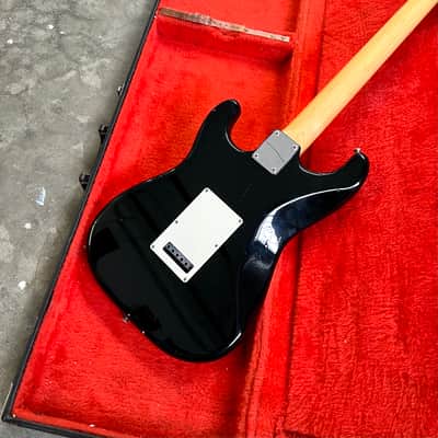 Fender E Serial Contemporary Squier Stratocaster c 1985 Black MIJ Japan strat Floyd rose fujigen image 14