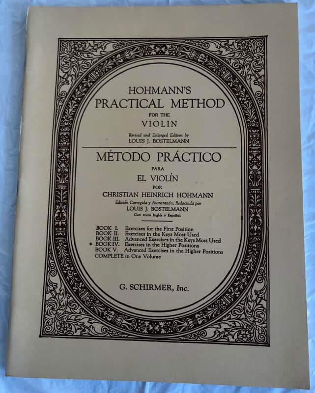 Hohmann's Practical Method for the Violin Book 4 IV Sheet Music Song Book image 1