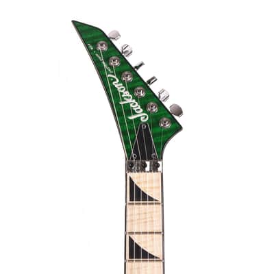 Jackson Custom Shop Soloist SL1H Flame Top Trans Green image 9