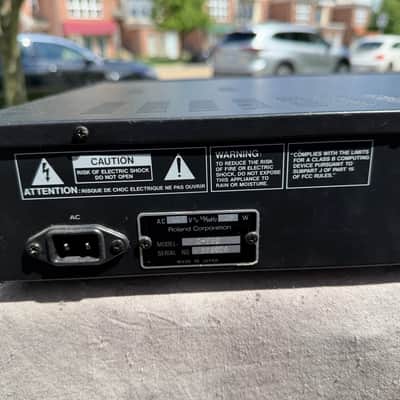 ROLAND D-550 DIGITAL PIANO SOUND MODULE 1986 - BLACK image 7