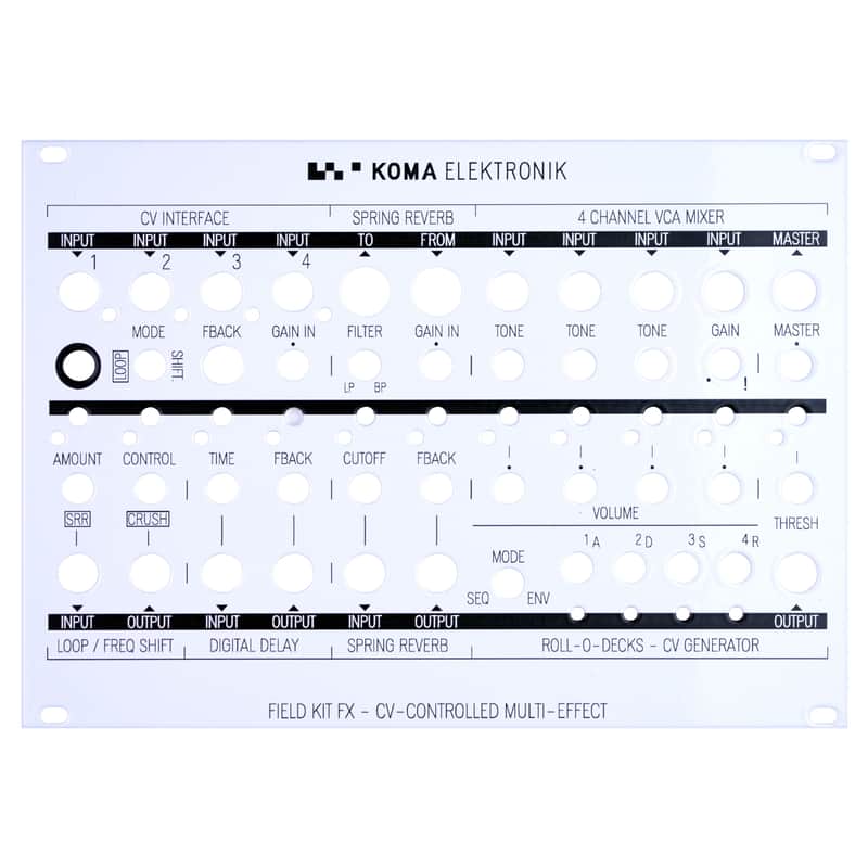 Koma Elektronik Field Kit FX Eurorack Panel - Accessory for Modular Synthesizers image 1