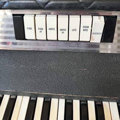 RM Electra-Piano and Harpsichord 300B Late 1960s - Gray / Silver Vinyl     with Original Legs and Case image 3