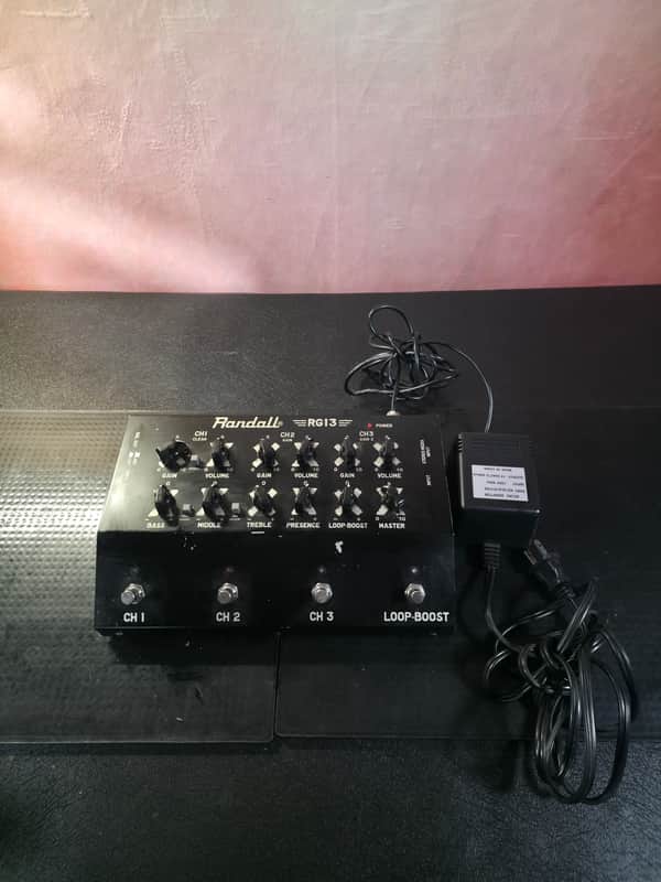 Randall RG13 1-Watt 3-Channel Solid State Guitar Pedal Amp 2010s - Black image 1