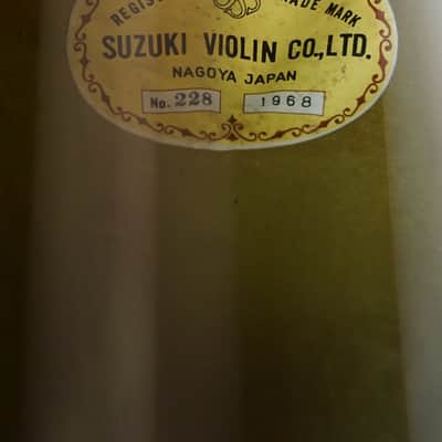 1968 Suzuki No. 228 Bowl Back Mandolin w/ Original Hard Case Japan image 10