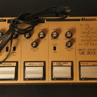 【A6748_8】　MAXON　UE-303 B Maxon UE 303B Bass Multi-Effects Pedal – Found Sound