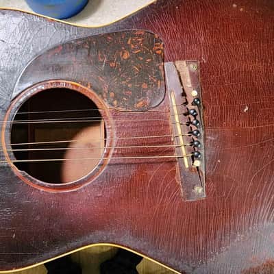 1944 Original Gibson LG2 Banner Acoustic Vintage with Original Case - FON 2975 - Fair Condition Needs Work - Not a Reissue - Open to Offers image 9