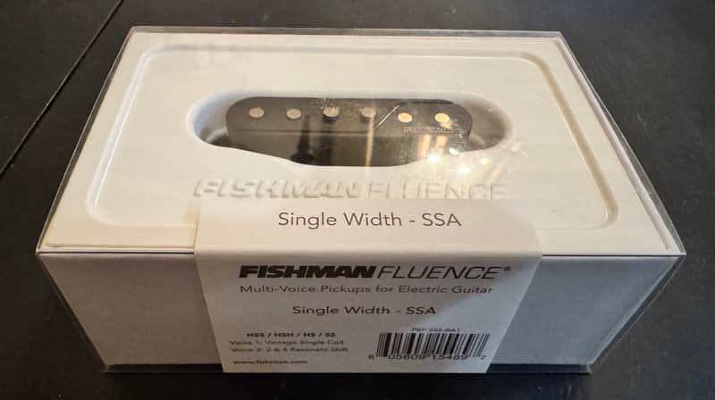 Fishman Fluence SS Single Width PRF-SSS-BA1 Active Pickup 2010s - Black/White image 1