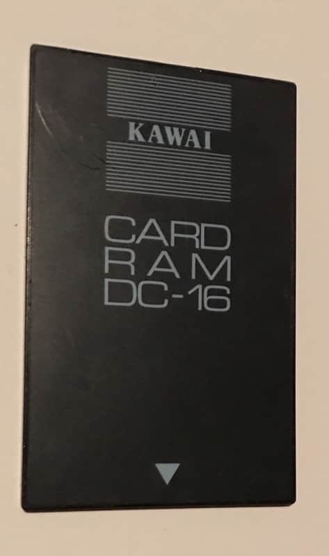 Kawai DC-16 RAM Card For K4 Synthesizer K4R XD-5 Rack Modules image 1