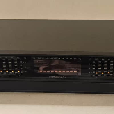RCA  DIMENSIA MGE 260 10 BAND GRAPHIC EQUALIZER SPECTRUM ANALYZER Black image 1