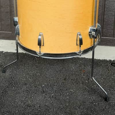 Ludwig Thermogloss Maple 18x16 floor tom drum b/o badge image 1