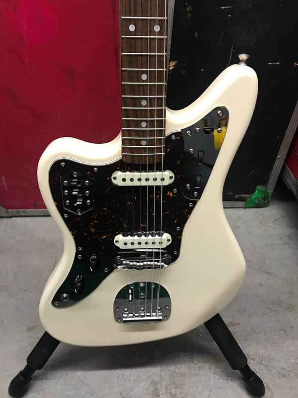 Lefty Left Handed Fender Jaguar Olympic White - Aquabats owned - image 1