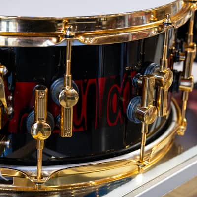 Sonor SQ2 Snare - Red Tribal Stripe image 2