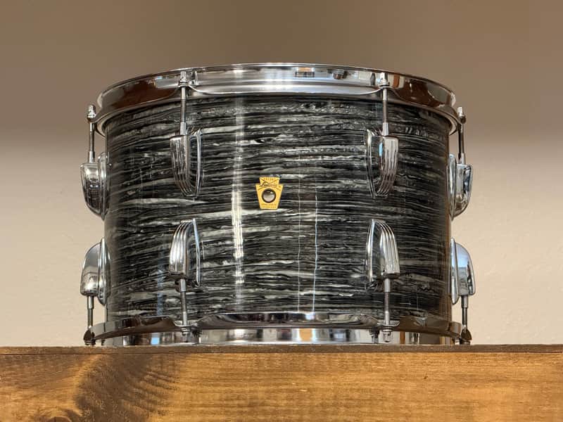 1967 Ludwig 13" Oyster Black Pearl 9x13" Rack Tom image 1