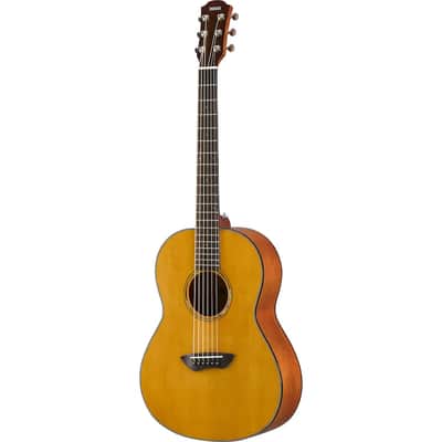 Yamaha CSF3M-VN - Parlor Size Acoustic Electric Guitar - All Solid Wood - Vintage Natural image 5