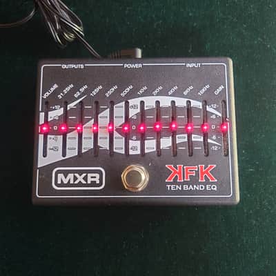 MXR KFK-1 Ten Band EQ Kerry King Signature with Box & Power Supply Rare Discontinued image 10