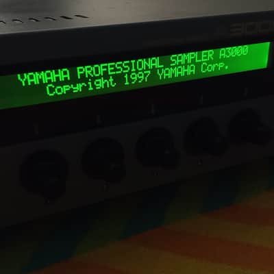 New black-green display for Yamaha A3000