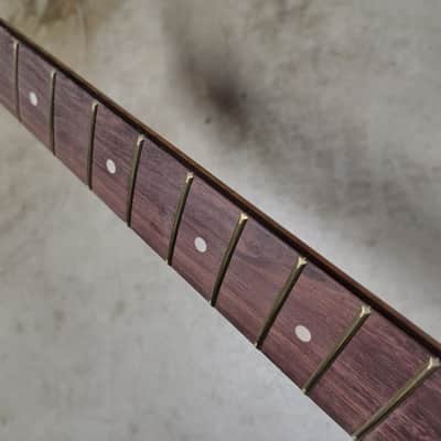 Flame Roasted Maple Tele Neck fits fender Telecaster body 22 frets modern image 3