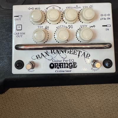 Orange Bax Bangeetar Guitar Pre-EQ Pedal 2010s - White image 1