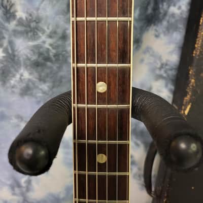 Vintage RARE 1965 Daimaru By KAWAI Model 802 Japan Redburst Pro Setup New Strings Original Hard Shell Case image 6