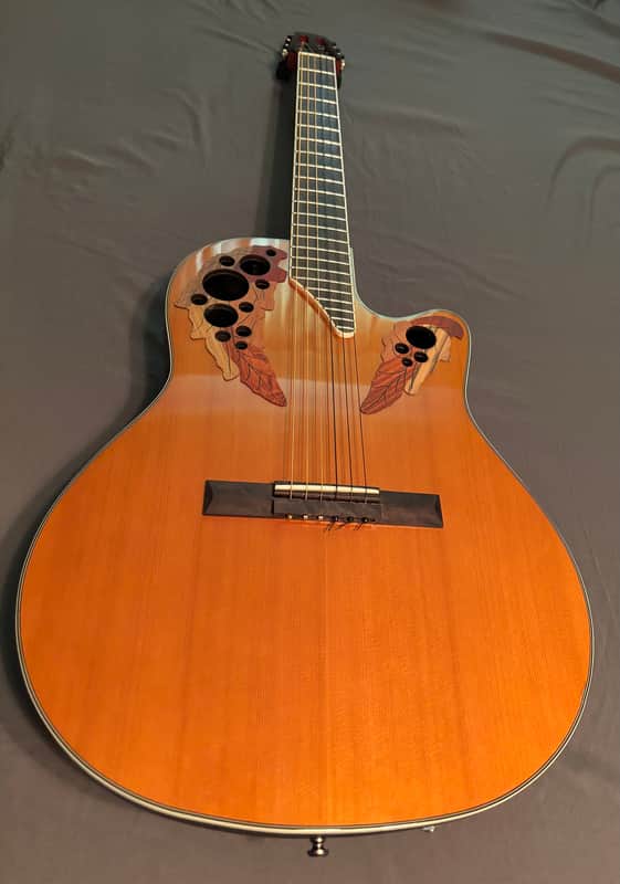 Ovation Celebrity Elite CE44C-4A Mid-depth Classical - Natural 2024 - Natural image 1