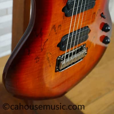 Sterling MAJ270X SM John Petrucci Signature - Blood Orange Burst image 7