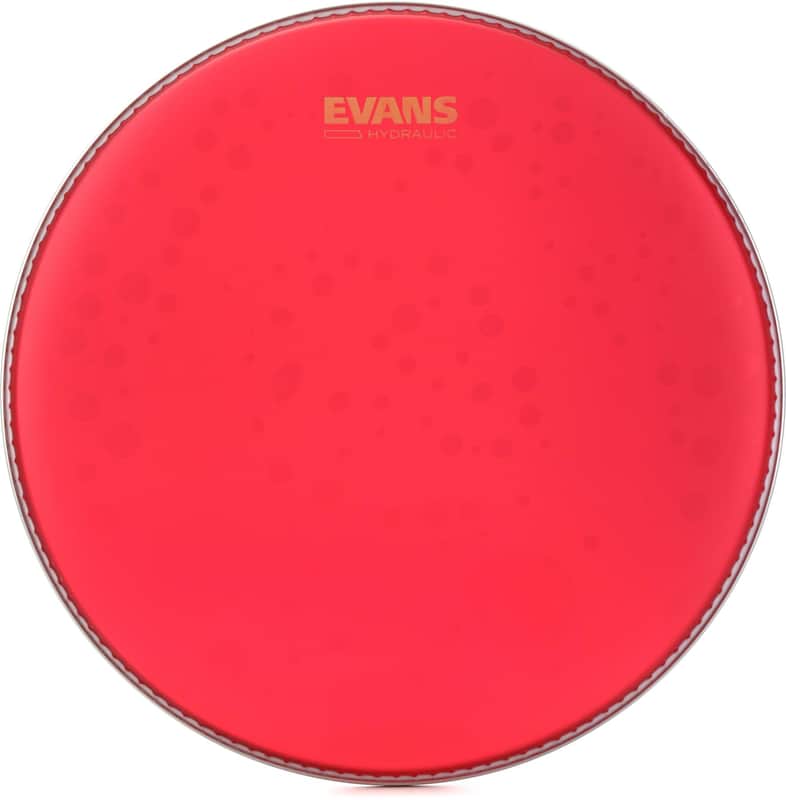 Evans Hydraulic Red Coated Snare Head - 14 inches (2-pack) Bundle image 1