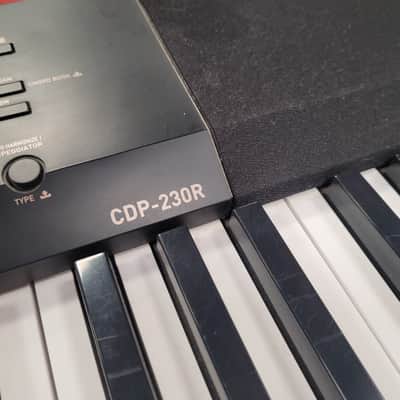 Casio CDP-230R 88-Key Compact Digital Piano 2010s - Black image 5