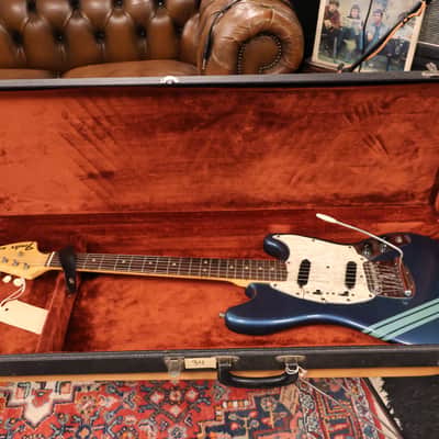 Fender 1973 Competition Mustang Blue OHSC image 8
