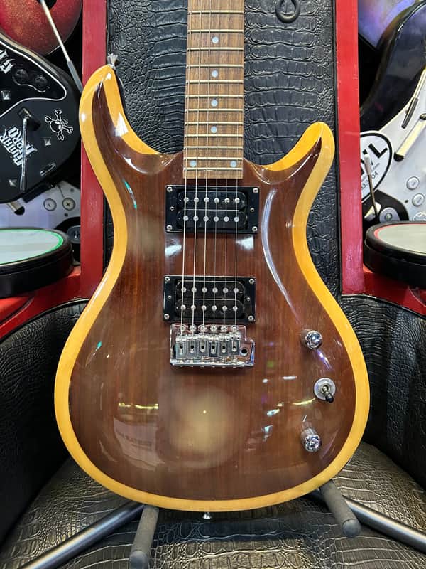 Hard Rock Academy Double Cut Electric Guitar Tobacco Sunburst (Pre-Owned) image 1