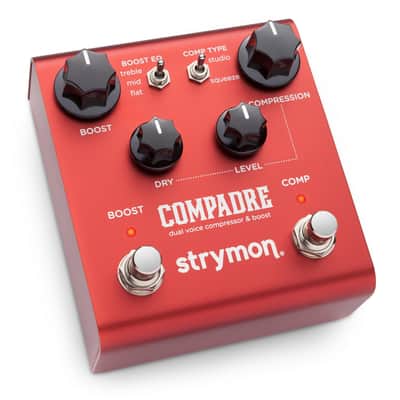Strymon Compadre Dual Voice Compressor and Boost Guitar Effects Pedal for Electric and Acoustic Guitar, Synths and Keyboards image 1