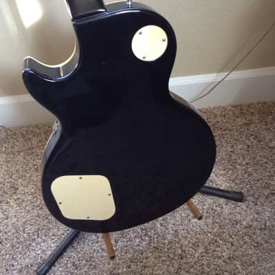 Memphis LP style vintage Tone Monster! DiMarzios, upgraded tuners, bridge and bar. w case single cutaway image 2