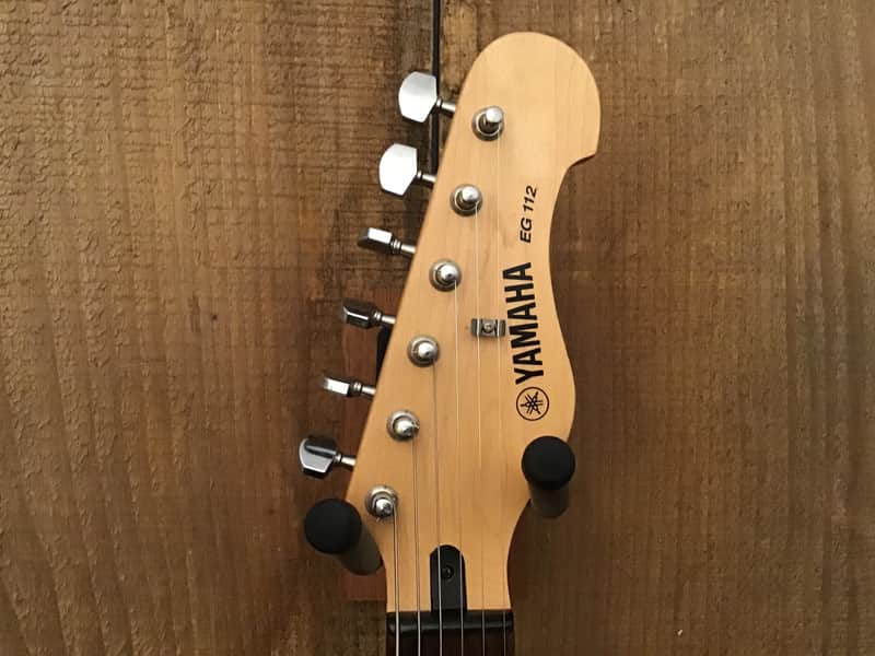 Yamaha EG112C Strat Style Electric Guitar Black | Reverb