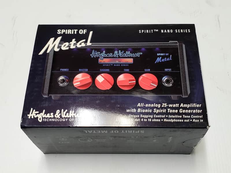 Hughes & Kettner Spirit Nano Spirit of Metal 25-Watt Mini Guitar Amp Head - Black image 1