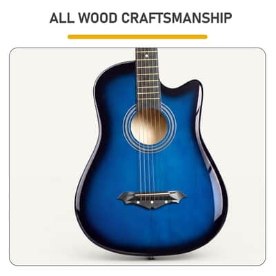 🎸Classical/38 Inch Acoustic Guitar +Soft Case/Gig Bag +Tuner +Strap +Picks!🎸 image 10