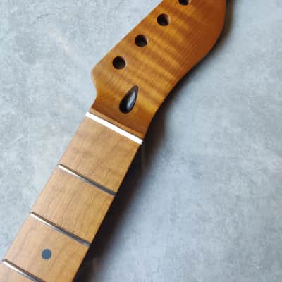 Flamed Maple TL Guitar Neck, 21-Frets image 1