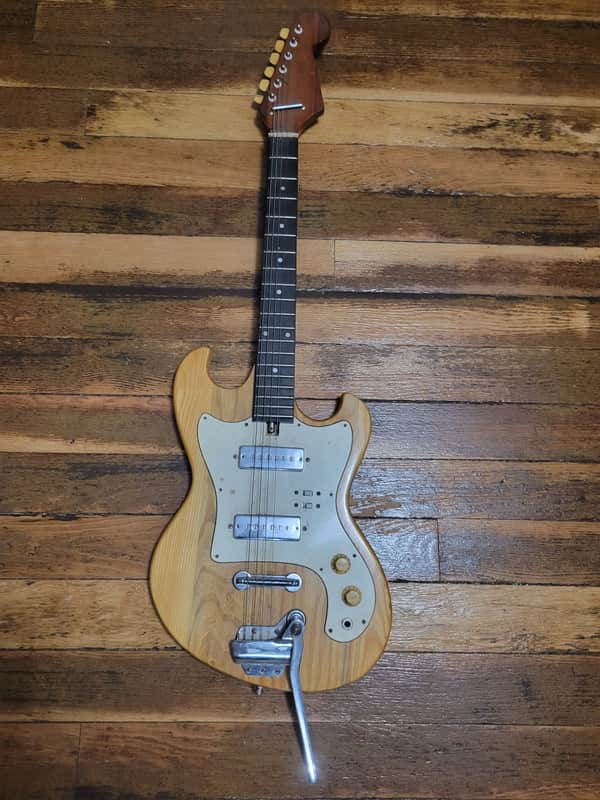 Teisco Electric Guitar 60s - Solid wood image 1