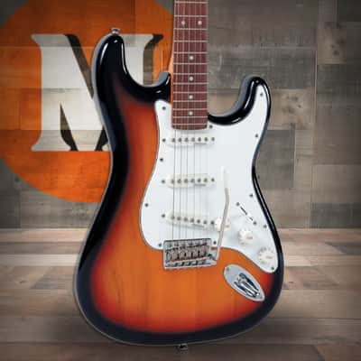 Vintage V6 ReIssued Electric Guitar ~ Sunset Sunburst LV6SSB) image 1