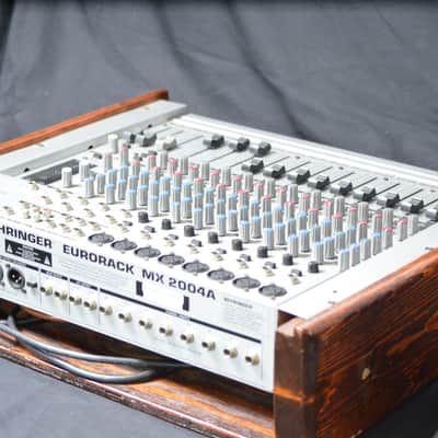 Behringer Eurorack MX2004A 20-Channel Mic / Line Mixer 2000s - Silver image 3