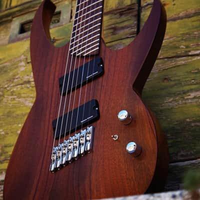 MC Guitars MC-72 | Multiscale | 7 stringer 2016 Natural Walnut image 1