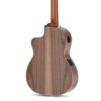 Manuel Rodriguez  Cortado Curly Walnut 4/4 Satin E-Acoustic Cutaway (501454) image 5