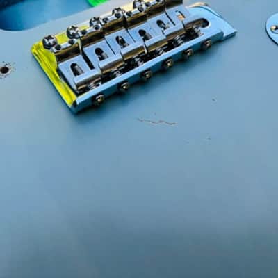 Fender USA Highway One American Strat body with bridge 2007 - Daphne Blue image 6
