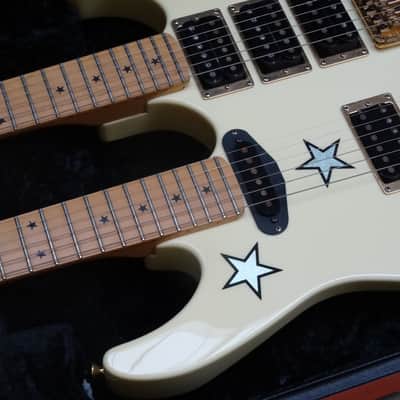 Kramer Richie Sambora Stars White Double Neck 1980's Bon Jovi Vibe image 4