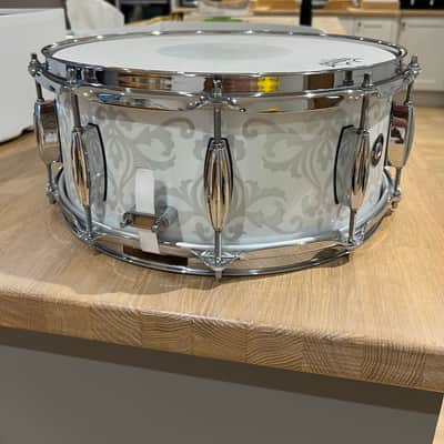 Q Drum Co. 10 ply maple 2020 - White abalone lacquer image 6