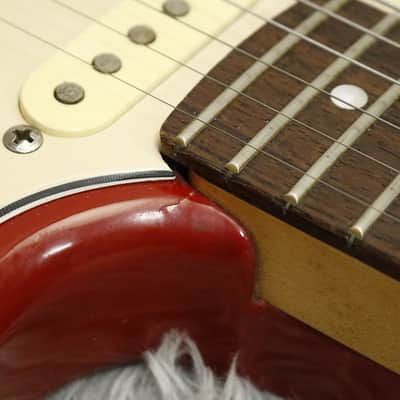 1990 made Greco GPM-1R Stratocaster type Fiesta Red finish Fujigen Made in Japan image 9