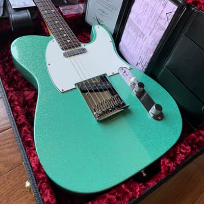 2025 Fender Custom Shop Telecaster W25 Custom Deluxe Limited Edition NOS - Seafoam Green Sparkle image 19