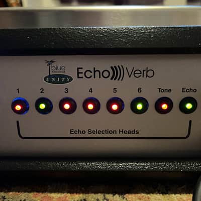 Blue Coconut Unity Echoverb super weirdo rare 6 head analog tape delay image 4