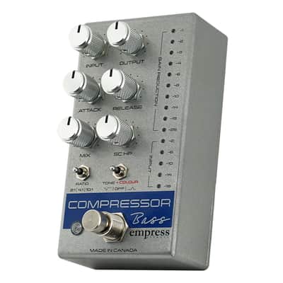 Mint Empress Bass Compressor Pedal, All Analog, Silver image 2