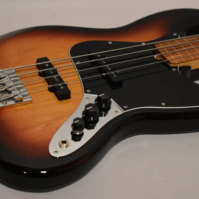 2018 Fender Player Series Jazz Bass Fretless Upgraded Sunburst Finish MIM image 9