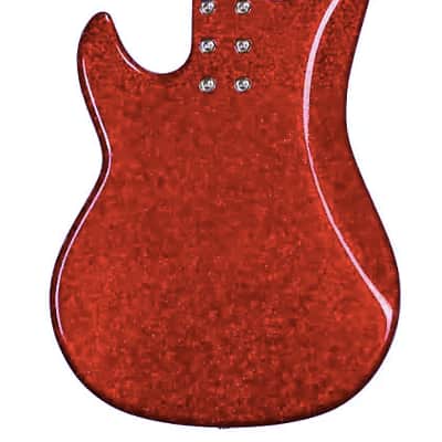 G&L LB-100 American Republic - Red/White/Blue Metal Flake finish - 9.8 pounds - LF2403144 image 4